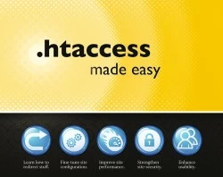 La copertina di .htaccess made easy.